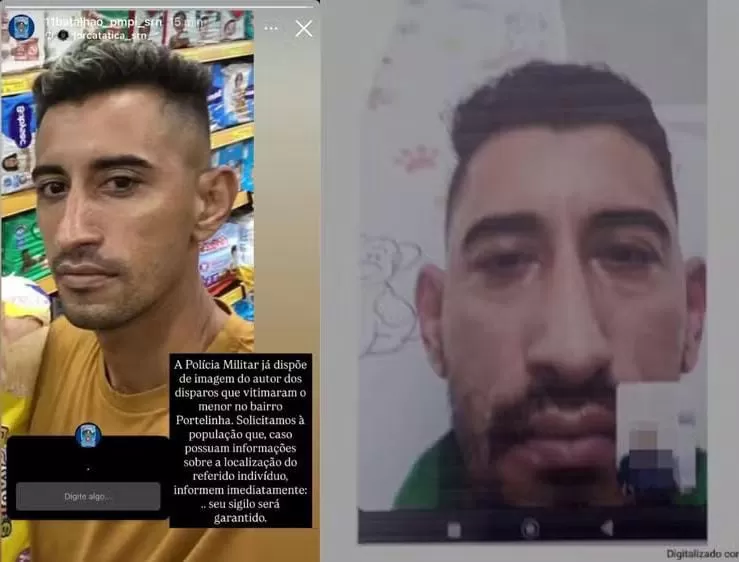 Polícia divulga foto de suspeito que matou o adolescente