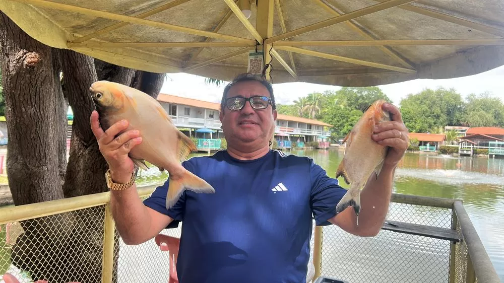 Pesque pague do resort hotel cajuína Náutico club