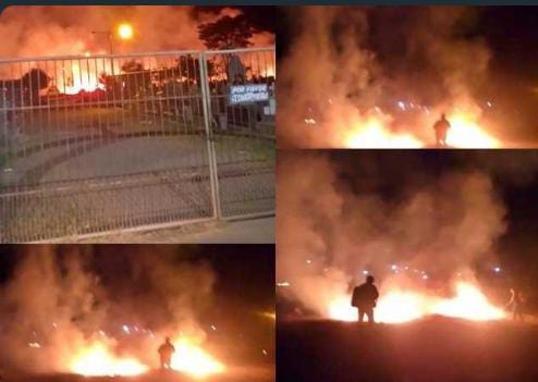 Em Campo Maior-PI: Incêndio atinge sepulturas em cemitério e preocupa moradores no bairro Cidade Nova