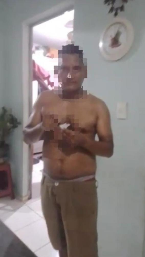 Homem é detido, após aparecer em vídeo usando drogas na frente dos filhos 