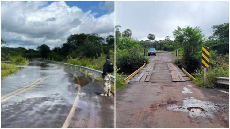 Após dez dias, PRF libera ponte do trecho da BR-222, no norte do Piauí 