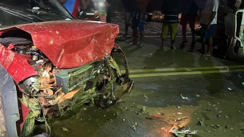 Imprudência na MA-369 ocasiona colisão frontal entre veículos em Pastos Bons no Maranhão