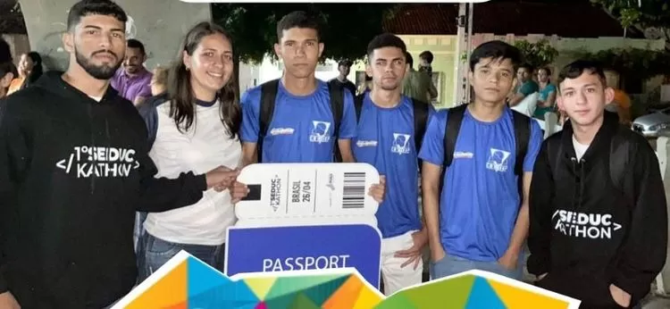 Vencedores do Seduckathon que irão ao exterior foram recebidos com festa em suas cidades