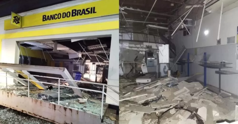 Bandidos explodem agência do Banco do Brasil no interior do Maranhão