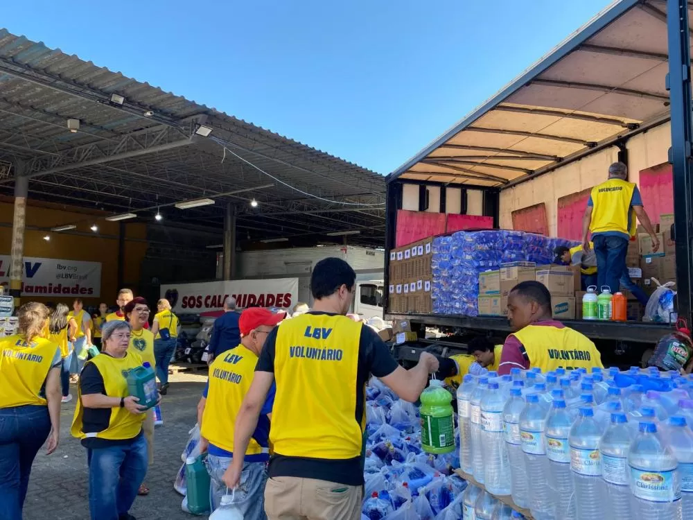 Em Teresina, LBV abre posto de arrecadação em prol do RS 