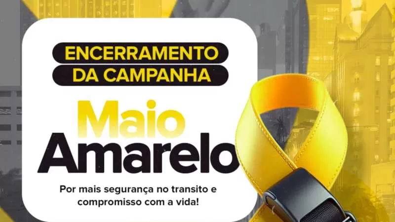 São dos Patos – MA: Secretaria Municipal de Trânsito encerra Campanha Maio Amarelo; evento visou a conscientização e a importância da segurança do trânsito