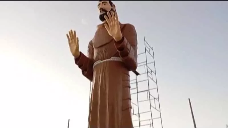 São João dos Patos-MA: Fiéis antecipam visítas ao santuário de São Francisco de Assis; conclusão de obras é muito esperada pela população