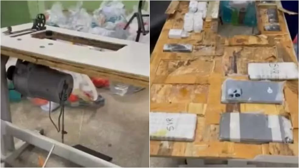 Dez celulares e produtos eletrônicos são apreendidos pela Polícia em presídio do Ceará