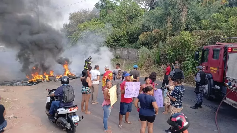 Moradores de São José de Ribamar Bloqueiam MA-201 em Protesto por Melhoria nas Infraestruturas