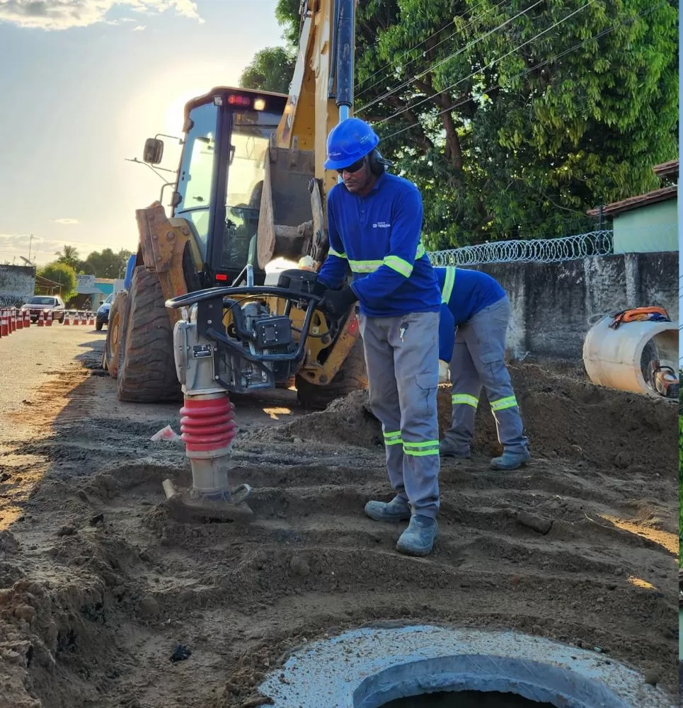 Obras de Esgotamento Sanitário em Teresina: Águas de Teresina informa cronograma até 26 de Outubro