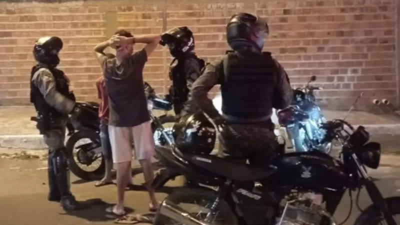 Polícia militar em ação garante segurança à população de Passagem Franca-MA