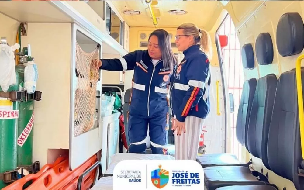 Secretária de Saúde visita sede do SAMU visando projeto de melhoria nos serviços de urgência e emergência em José de Freitas, no Piauí