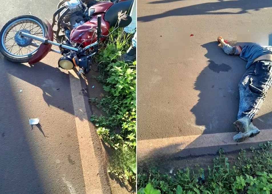 Acidente entre motocicletas deixa pedreiro gravemente ferido em Esperantina (PI)