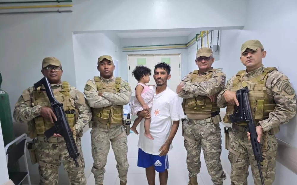 Bebê engasgado é salvo por ação rápida de policiais do BEPI em Luzilândia