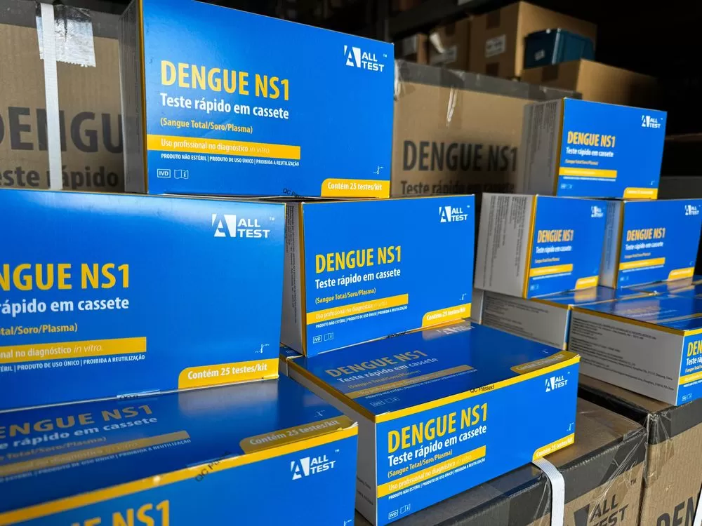 Piauí recebe mais de 10 mil testes rápidos para dengue