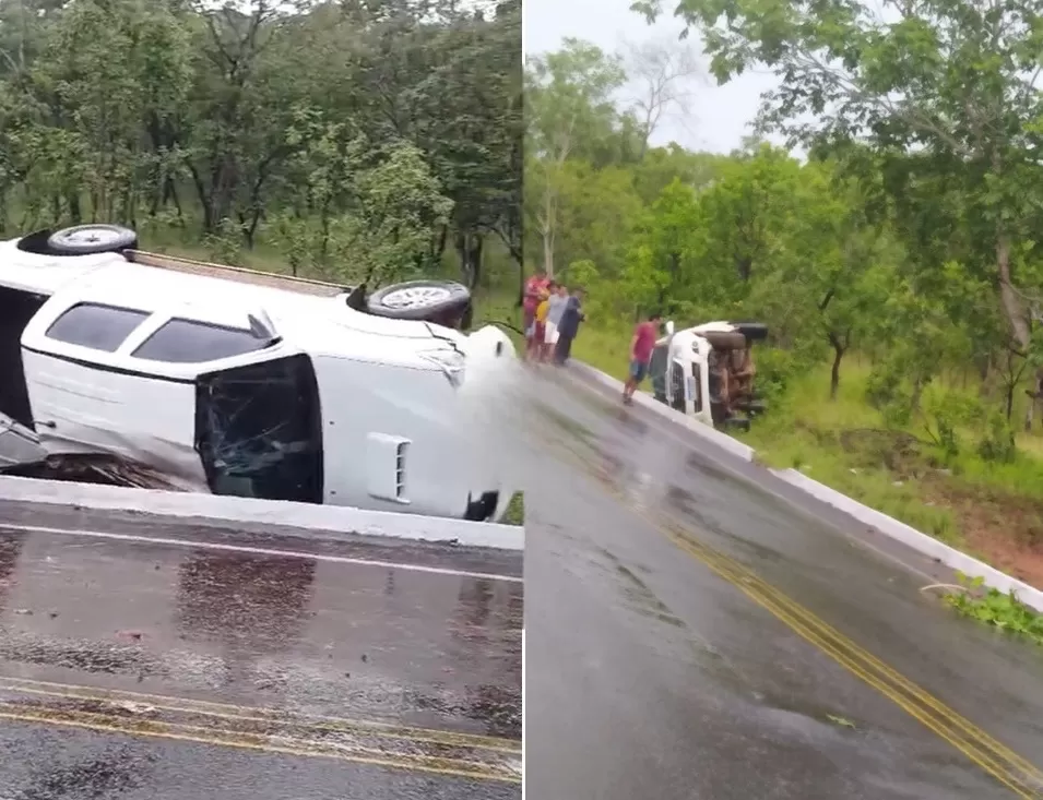 Secretário de Esporte de Batalha sofre acidente na PI-110 e sai ileso