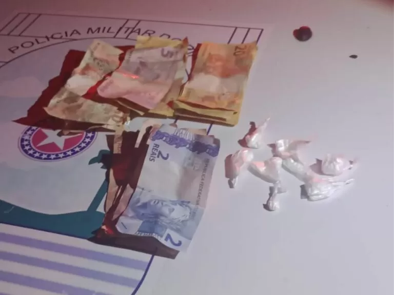 Casal é preso pela Polícia Militar em Piripiri por suspeita de tráfico de drogas