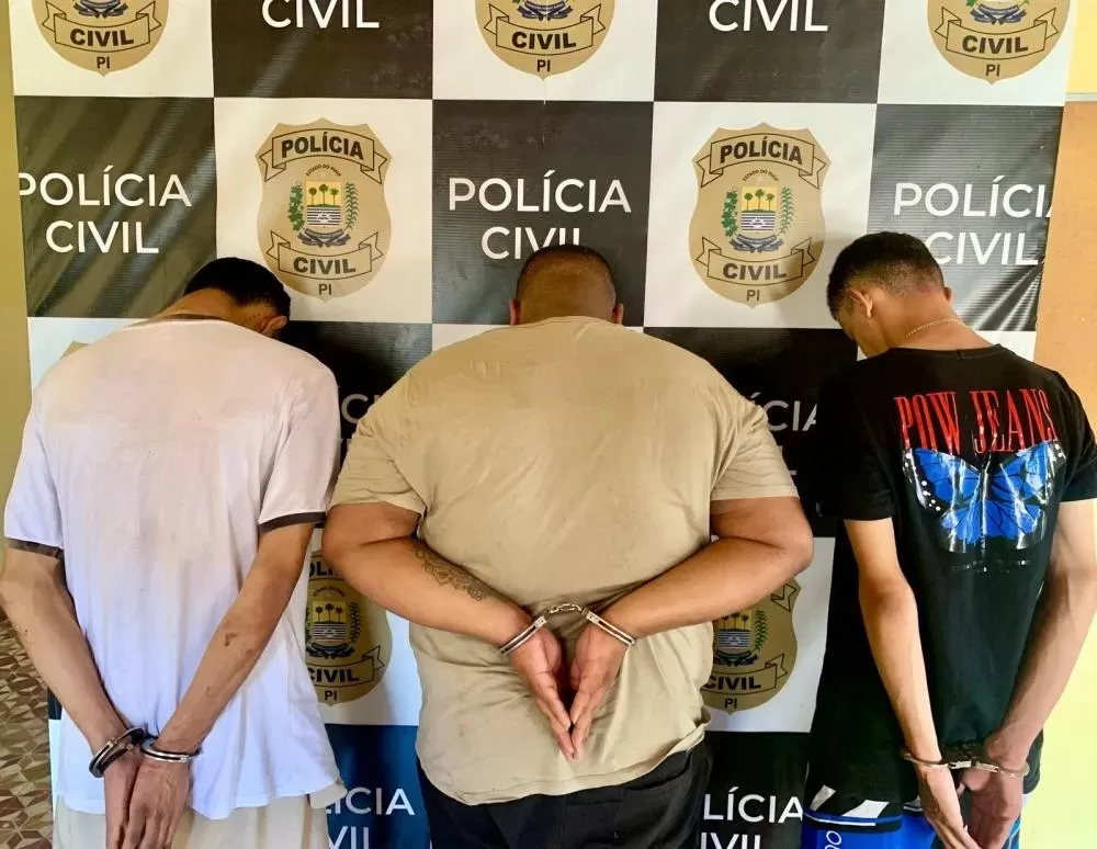 Polícia Prende Três Suspeitos de Tráfico em Cabeceiras do Piauí