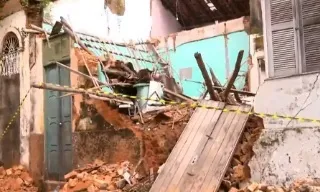 Dois casarões desabam no Centro Histórico de São Luís