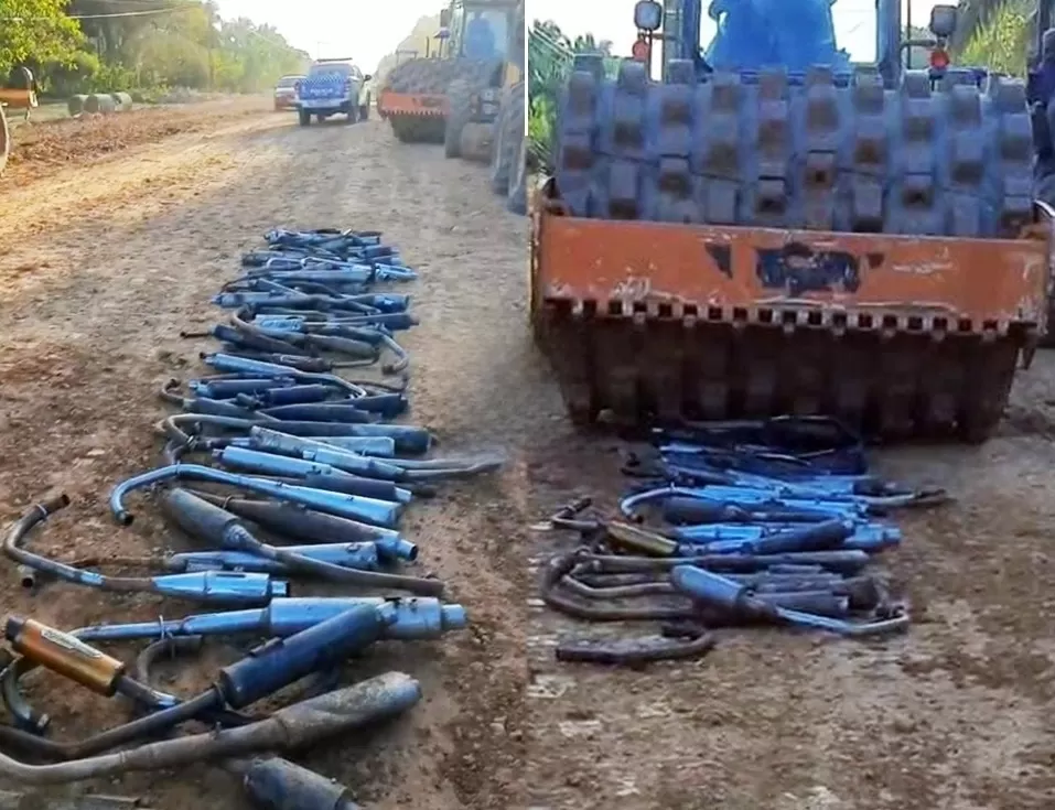 Polícia Militar intensifica fiscalização e apreende mais de 50 escapamentos irregulares em São João do Arraial