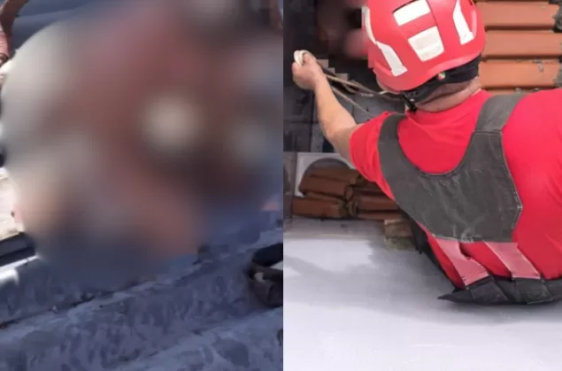 Homem sofre choque elétrico ao tocar rede de energia enquanto pintava casa em Imperatriz