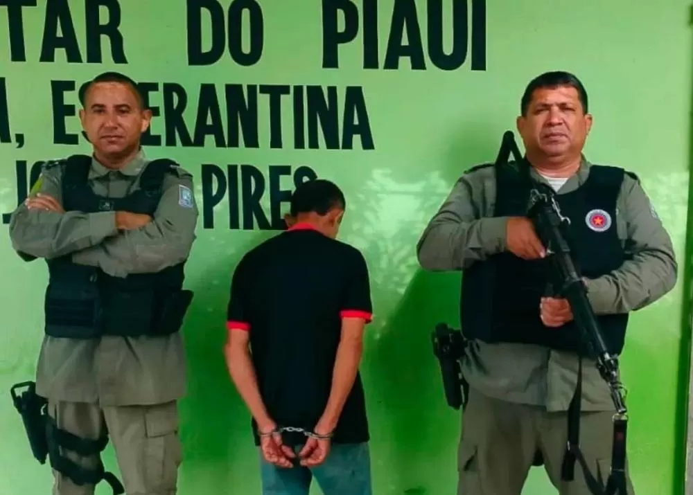 Homem é preso em flagrante após esfaquear jovem na zona rural de Joaquim Pires