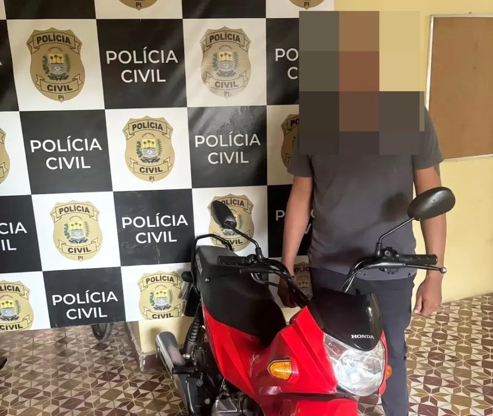 Homem recupera moto após cair em golpe de venda online em Esperantina