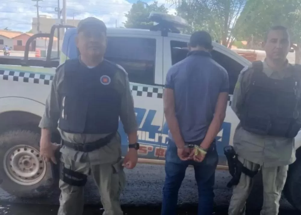 Homem é preso em flagrante por esfaquear morador após ser confrontado sobre furto em Joaquim Pires