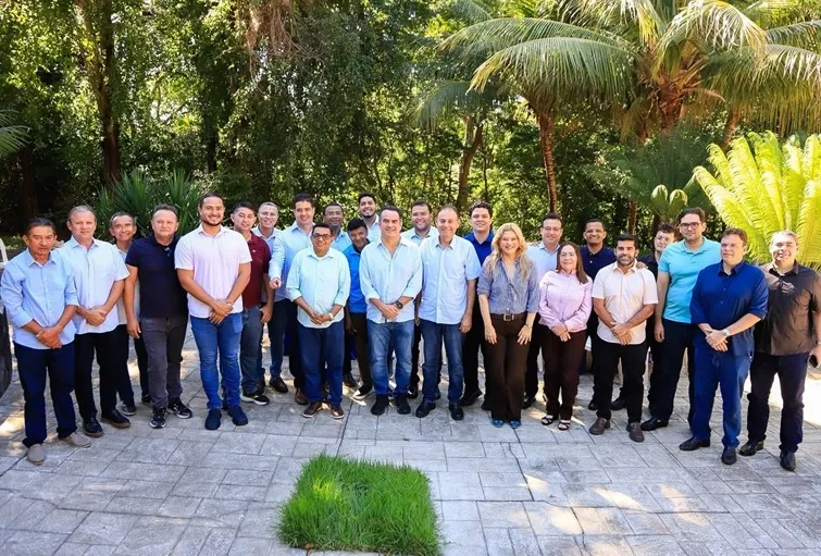 Senador Ciro Nogueira recebe grupo de vereadores de Teresina