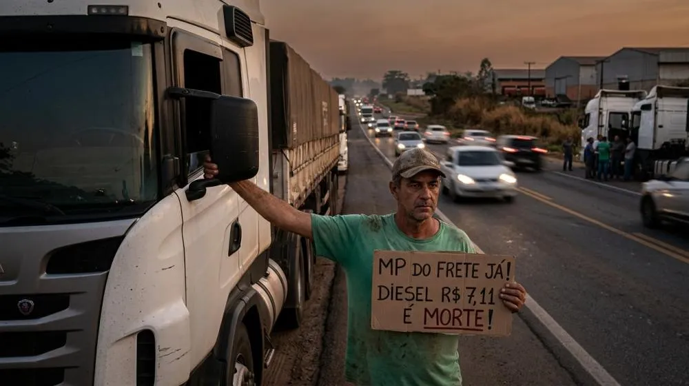 Impasse na MP do Frete e alta do diesel reacendem o fantasma de greve dos caminhoneiros