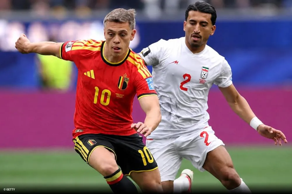 Em jogo cheio de grandes defesas dos goleiros, Bélgica e Irã empatam em 0 a 0 em Los Angeles