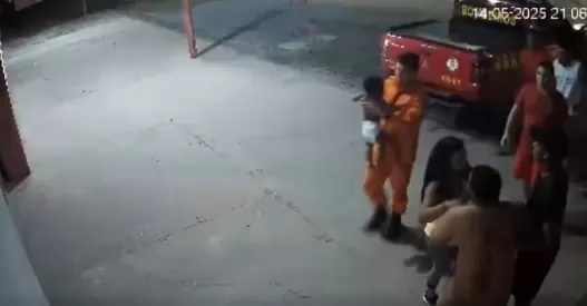 Criança de um ano e três meses é salva de engasgo por cabo do Corpo de Bombeiros do Maranhão