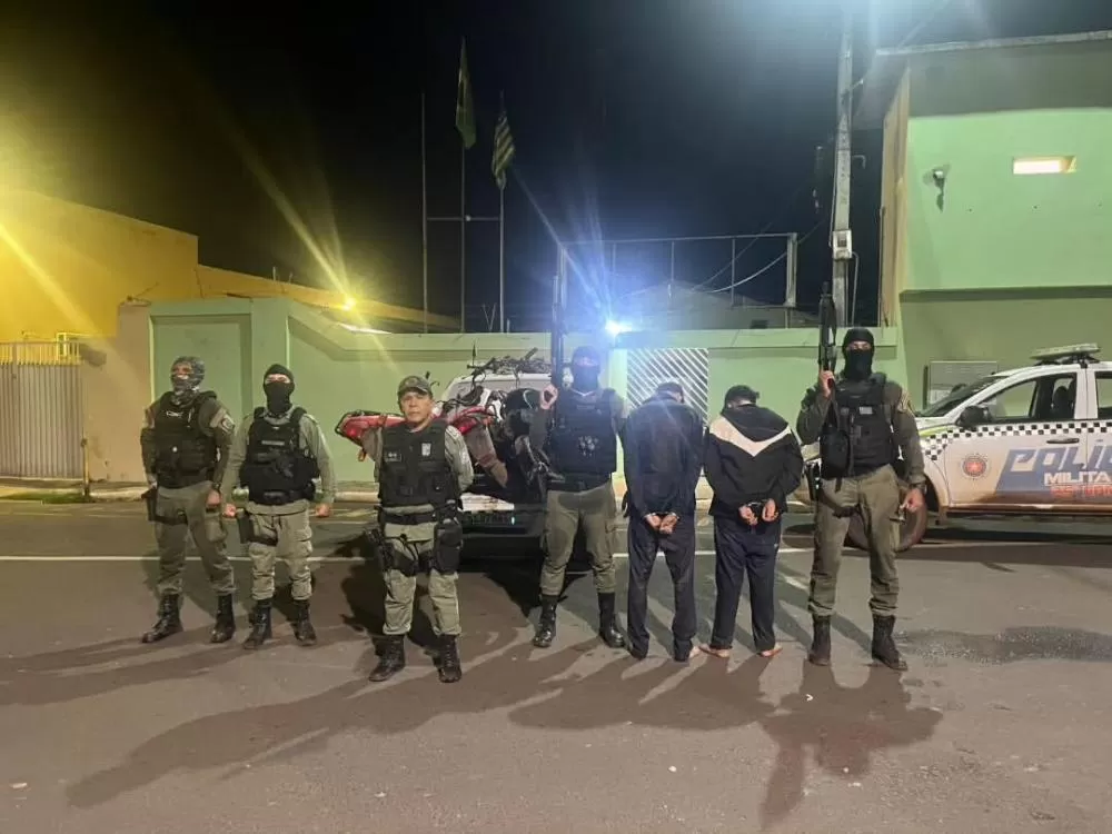 Perseguição Policial Termina com Prisão de Suspeitos de Roubos em Luzilândia