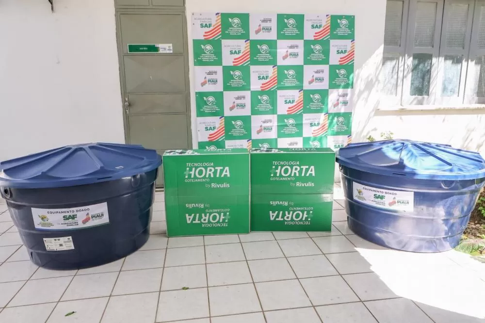 SAF entrega mais de 700 kits de irrigação para reduzir efeitos da seca verde no Piauí