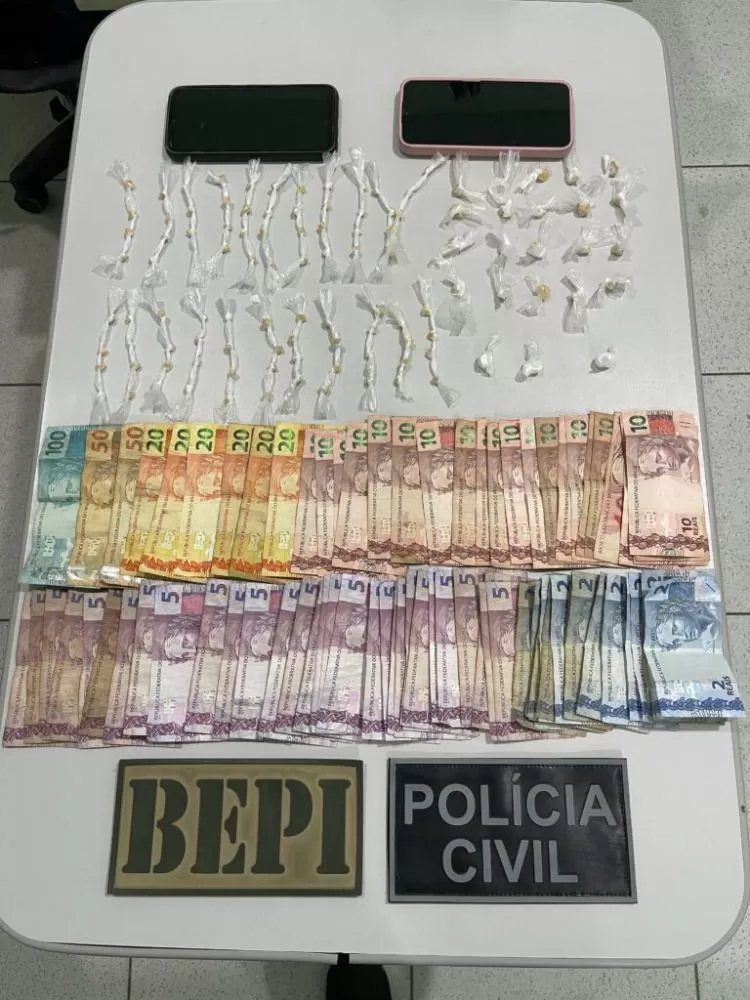 Operação da Polícia Civil prende três pessoas por tráfico de drogas em Parnaíba