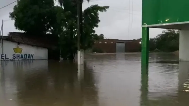 Forte chuva de 141 mm atinge Floriano e Barão de Grajaú na madrugada desta quarta-feira