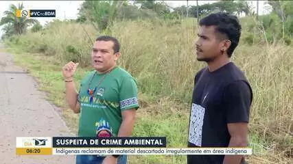 Indígenas denunciam descarte ilegal de dejetos em área protegida no território Pindaré