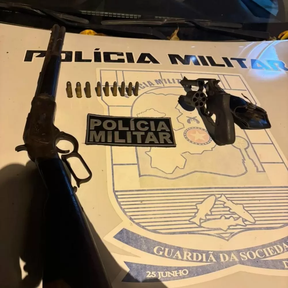 Homem é preso com rifle e revólver durante patrulha na PI-110 em Barras