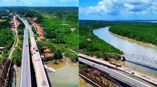 DNIT faz manutenção na ponte do Estreito dos Mosquitos, na BR-135