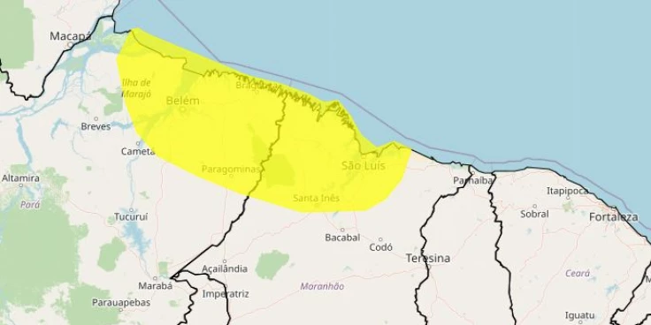 Maranhão tem alerta de chuvas intensas nesta quarta-feira (9); veja as cidades