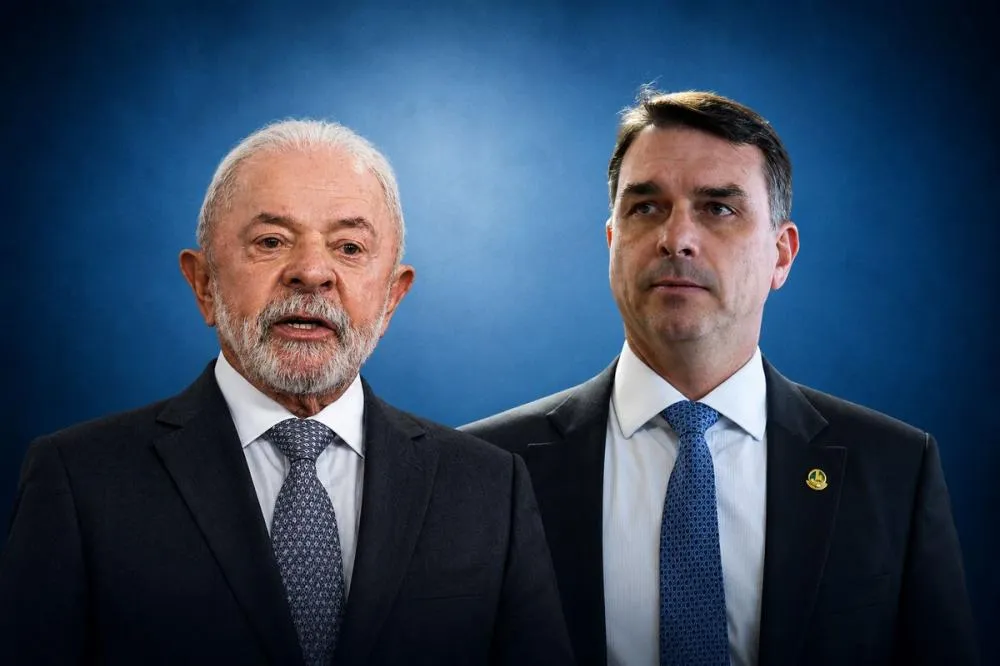 Lula lidera em 1º turno, mas vê vantagem reduzir para 3 pontos contra Flávio Bolsonaro no 2º turno