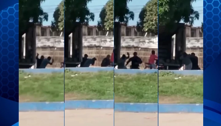 Policiais militares são flagrados agredindo homem em avenida de Zé Doca