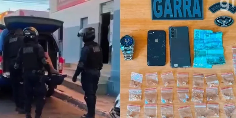 Droga escondida no forro de casa é apreendida pela Guarda Municipal e suspeito é preso em Imperatriz