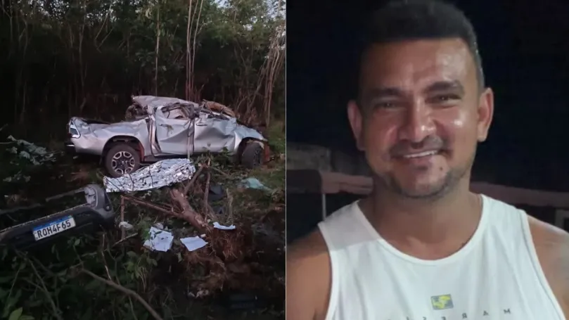 Motorista morre e mulher fica ferida após caminhonete capotar na BR-316 entre Santa Inês e Bom Jardim