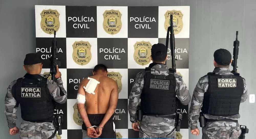 Foragido da Penitenciária Major César é recapturado em ação conjunta da polícia em Esperantina