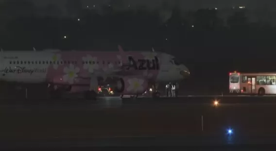 Após ameaça de bomba, avião da Azul faz pouso de emergência
