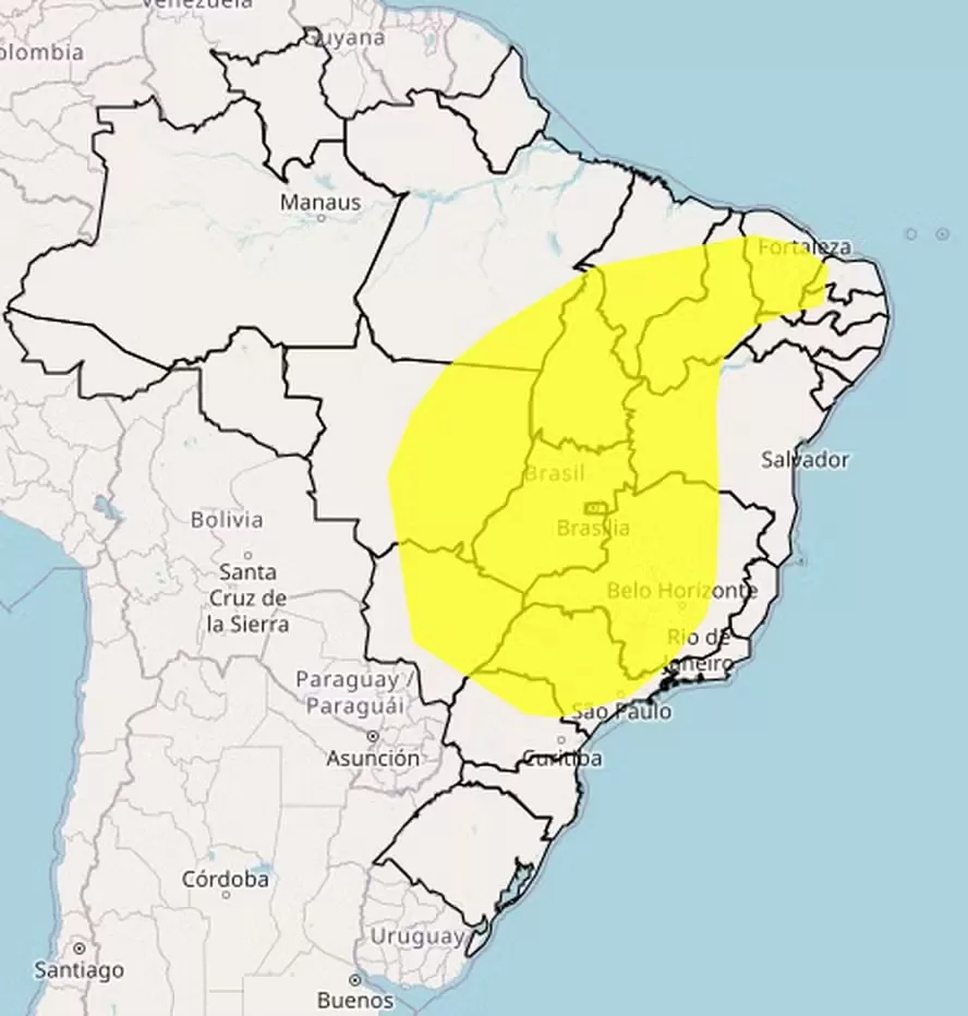 Frio segue no Sul; Sudeste e Centro-Oeste podem ter máximas de 40°C