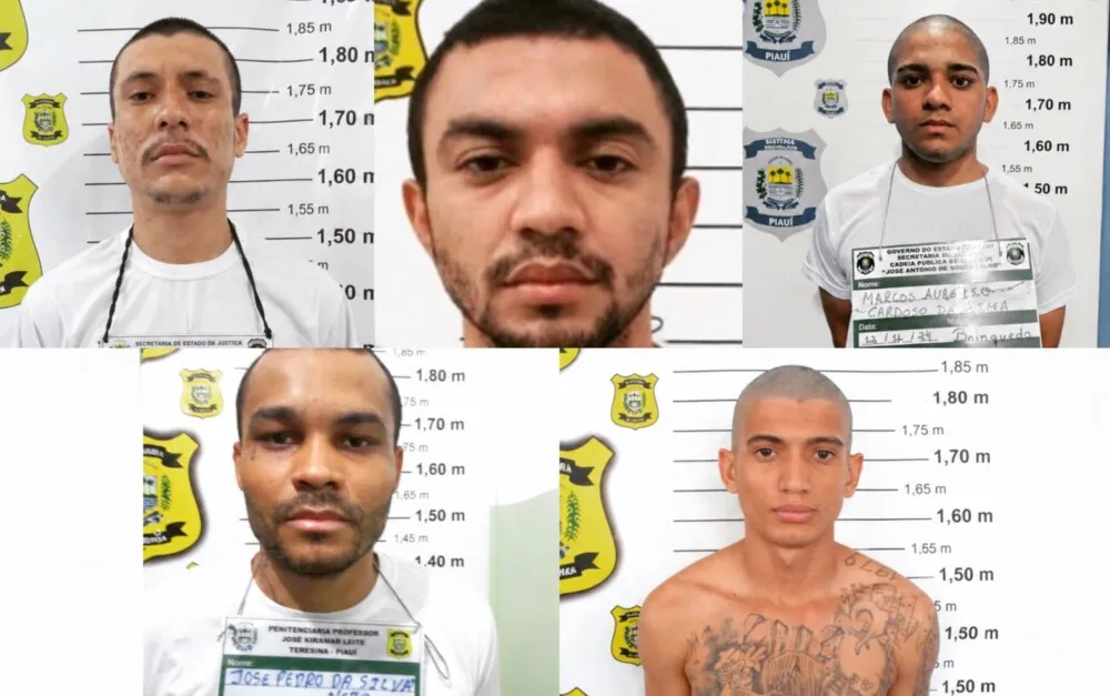 Cinco detentos fogem de presídio durante banho de sol em Parnaíba