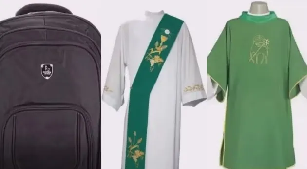 Diácono tem mochila com túnica, estola e objetos religiosos furtada em Bacabal, no MA
