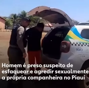 Homem é preso após tentativa de feminicídio contra companheira em Campo Largo do Piauí